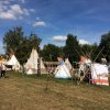 Tipis et cases amérindiens